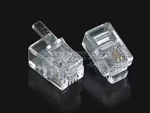 Brand new two-core phone crystal head RJ11 crystal head