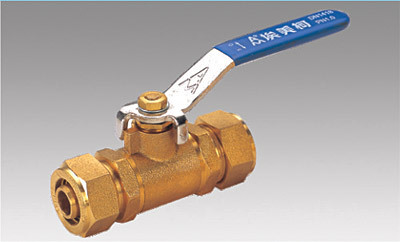Emesco 271 all-copper copper core aluminum plastic pipe ball valve 1216 * 1216 (with various specifications inside)