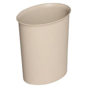 Plastic trash can household black beige without cover oval flame retardant trash can living room creative trash can