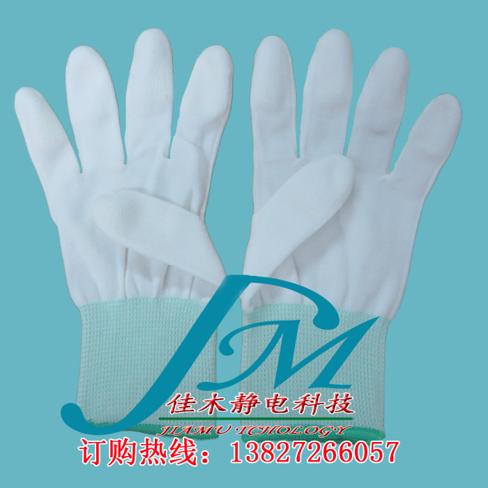 Painted gloves PU finger coated gloves PU finger coated gloves dust free gloves working gloves labor protection gloves