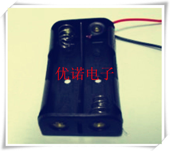 No. 5 2 battery box AA battery box with positive and negative lead 2 series battery box