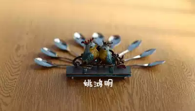 Small spoon Brother starlings young bird feeding young bird feeder stainless steel parrot baby breastfeeding special spoon