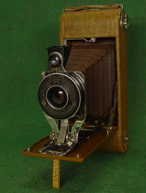 Ostrich Leather---ANSCO NO 1A READYSET ROYAL