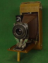 Ostrich skin - ANSCO No 1A READYSET ROYAL