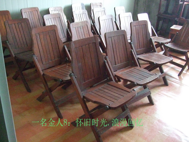 old objects old furniture old miscellaneous wood folding chairs backrest chairs can use collectible props or decorations can be ordered in bulk