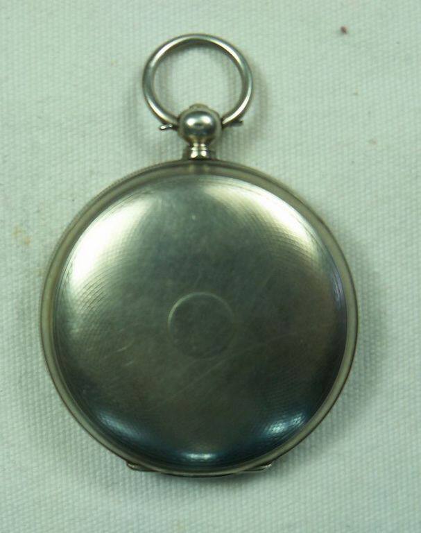 More than 100 years ago, Hendari three-open sterling silver case antique old second-hand pocket watch