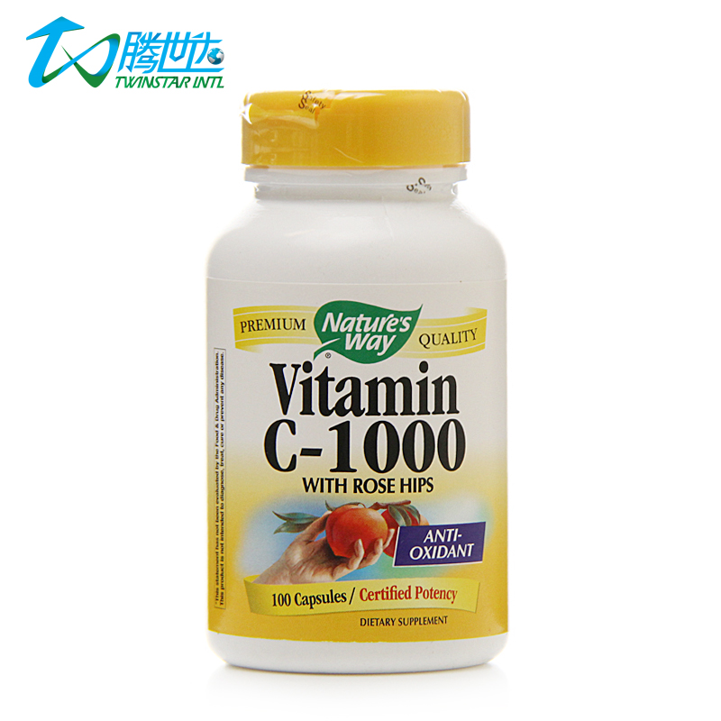 美国直邮 Nature's way维生素C-1000mg 维c 100粒
