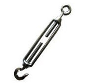 Promotional factory direct sales 304 stainless steel wire rope tensioner tightener turnbuckle screw M4-M25