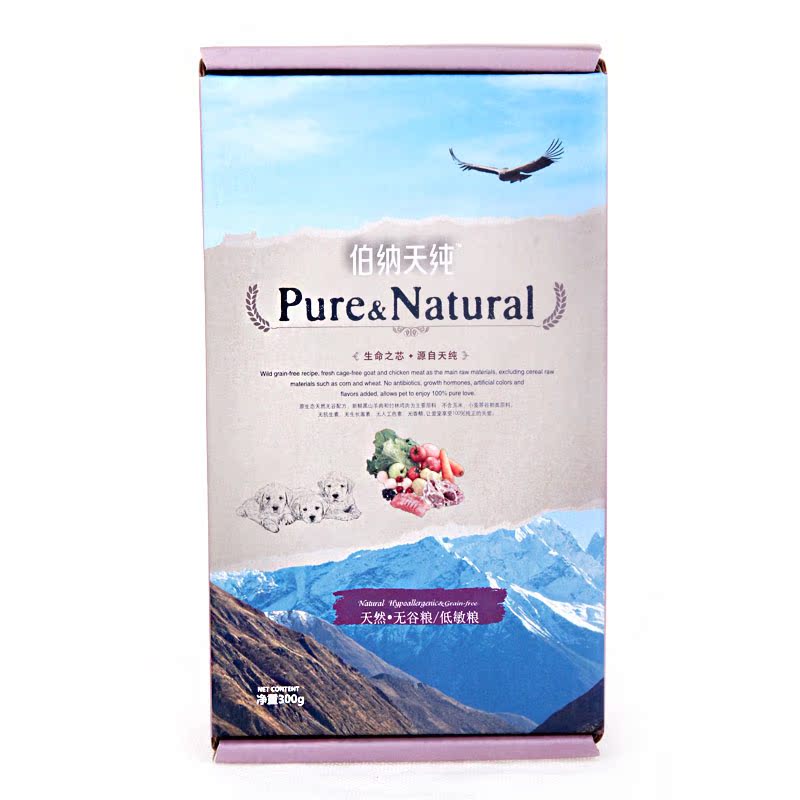 宠物狗狗粮食 伯纳天纯 泰迪/贵宾成犬 犬主粮 狗狗主粮 300g