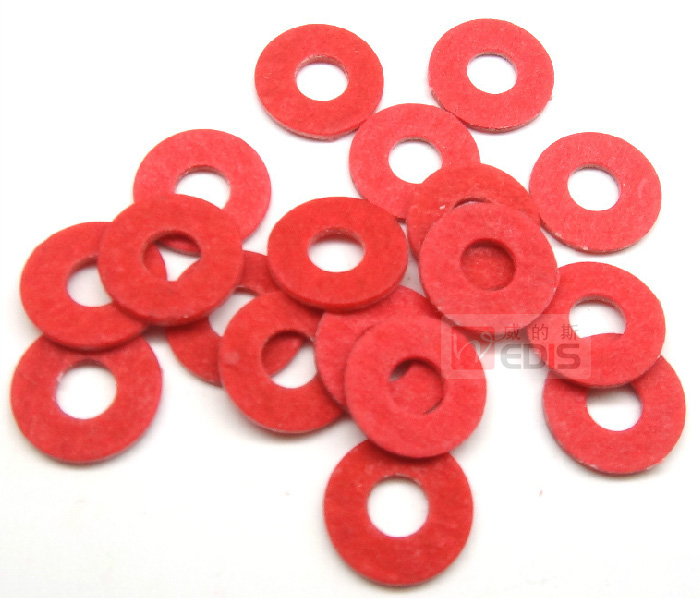 M3 insulated gasket PC special red Kabba Paper gasket gasket gasket M3*8*0 8mm