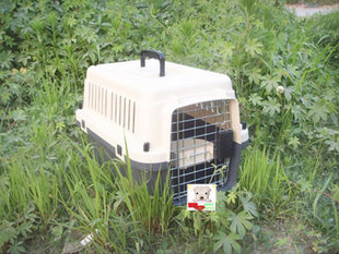 In line with IATA international freight standard air box, medium size 2, 60*40*40cm dog cage aircraft cage
