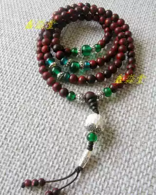 Xinmiaotang●Small leaf rosewood 6mm 108 rosary Tibetan Buddhist beads●Not waxed is more suitable for plate play
