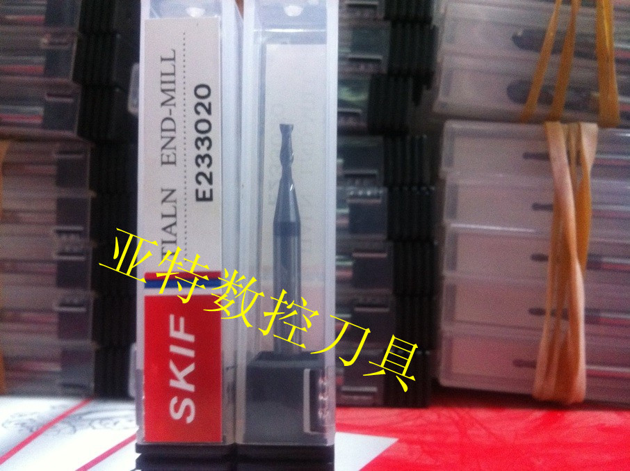  Taiwan SKIF tungsten steel hard alloy keyway milling cutter E233030 two blades