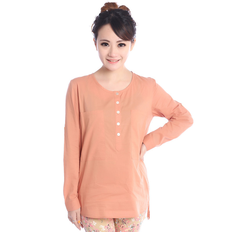 Rich wood spring new spring long-sleeved shirt cotton shirt MQ14-6N thin