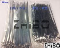 Marine stainless steel cable ties 8*300 self-locking 100 pieces