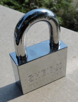 (Shenji brand)Square blade padlock-thickened 50mm(Shenji Lock Industry-Hangzhou special distribution)