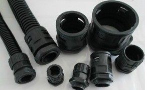 Wire tube Plastic bellows connector Nylon hose connector AD10 bellows quick connector