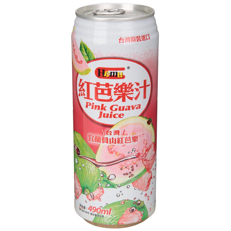 【天猫超市】台湾进口饮料Hamu红番石榴汁(红芭乐汁)490ml/听$