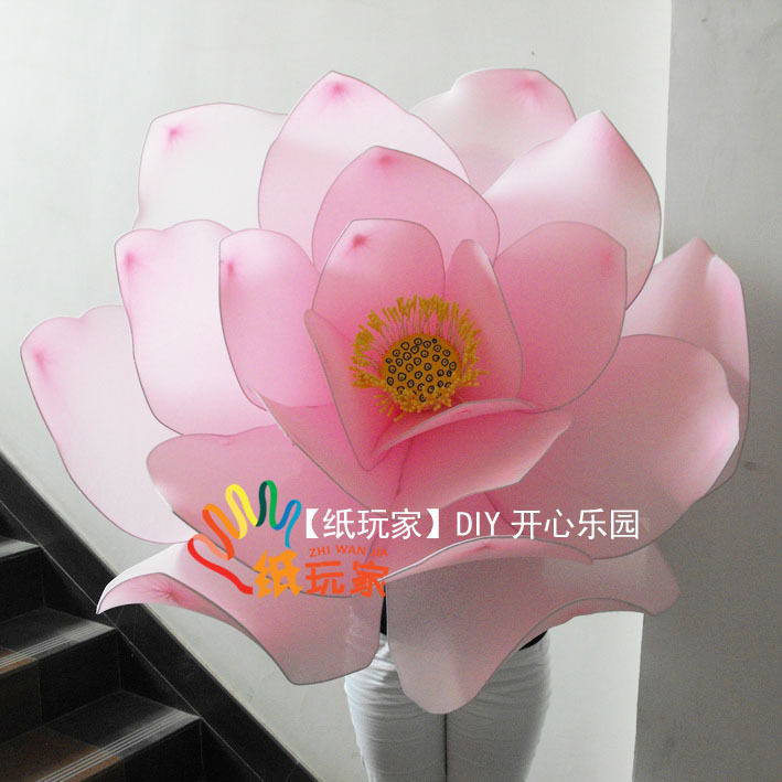 Dance props dance stage decoration products Large Dongfeng flower finished simulation Lotus Lotus 00001#