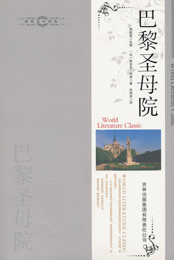 正版包邮巴黎圣母院