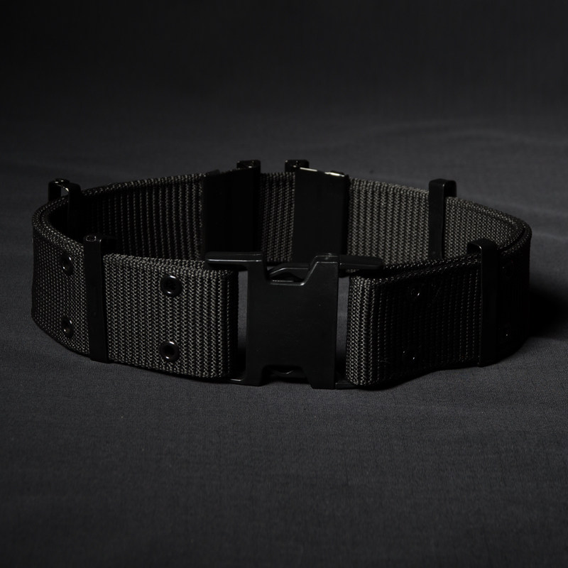 Tactical belt Training belt Outer belt Nylon belt 6CM black extended version