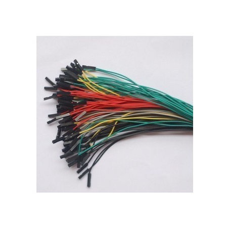 1P Double Head DuPont Line Single Root Double Head DuPont Line DuPont Line 20CM Color Random Fat-Taobao