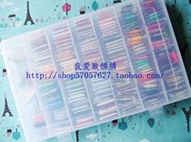 The owner recommends oversized 28-grid adjustable cross-stitch thread box embroidery thread finishing box can be fully removed and adjusted