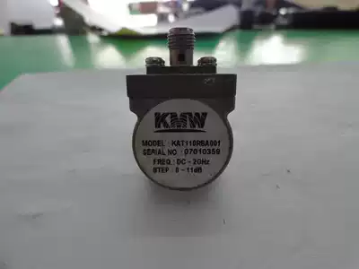KMW KAT110RSA001 11dB DC-2GHz 1DB step manual step attenuator SMA
