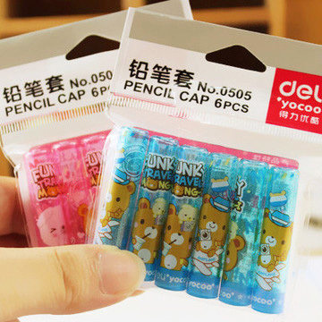 Able Stationery 0505 Plastic pen cap Pen Cap Cute Pencil Protective Sleeve Pencil Cap Pencil Extender