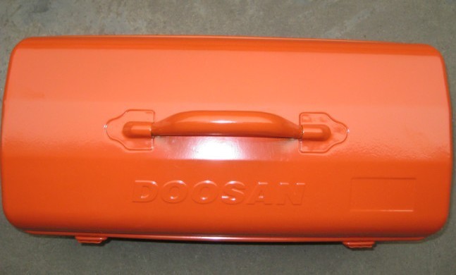 17 - inch household toolbox - spray hand - lift iron toolbox