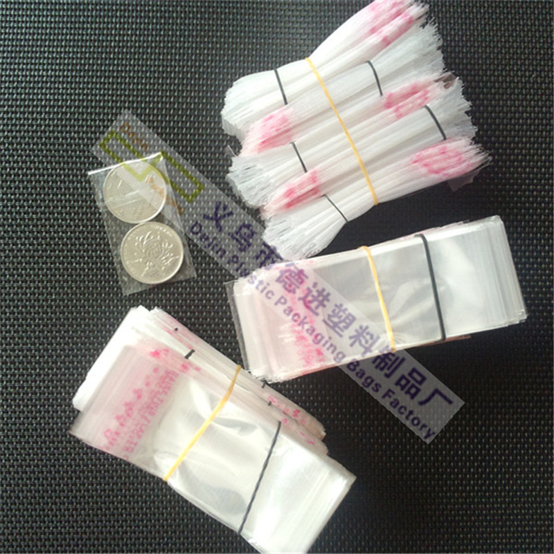 3 * 7 * 5 silk OPP adhesive self-adhesive bag transparent plastic bag small number ornament packing bag pendant bag 1000