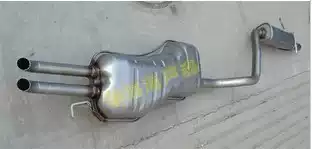 Double thick 409 steel Flowsbora one-piece silencer Bora exhaust pipe Bora silencer