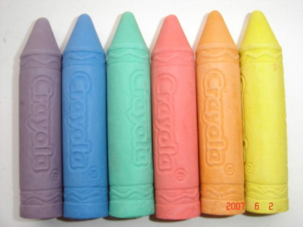 Painted Pediatrics Advanced Dust-free Chalk Superwax Pen Type Chalk Outdoor Painting Chalk Coarse large colored chalk