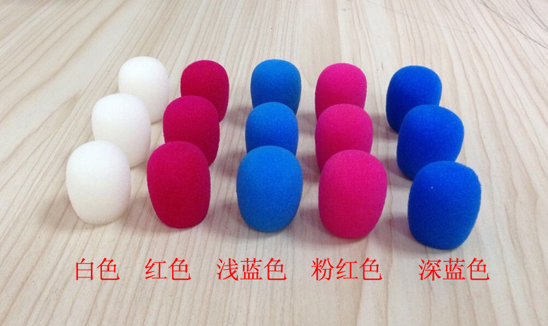 Wearing microphone sponge colored sponge cover mike cover microphone sleeve microphone jacket microphone sponge M05