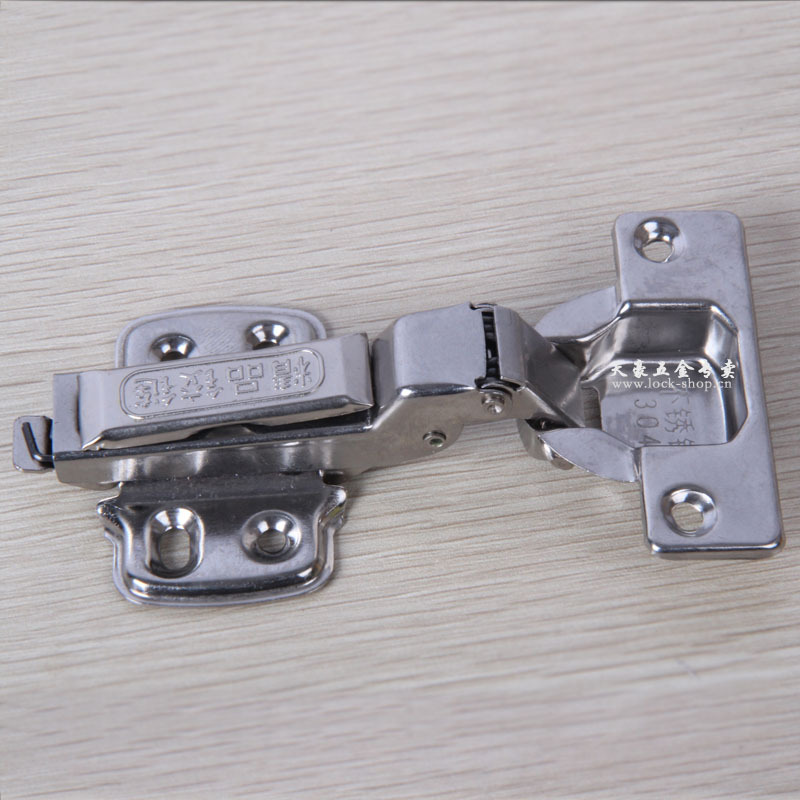 Stainless steel kitchen door hinge Wardrobe hinge with off-off door hinge straight bend 1 5 yuan only