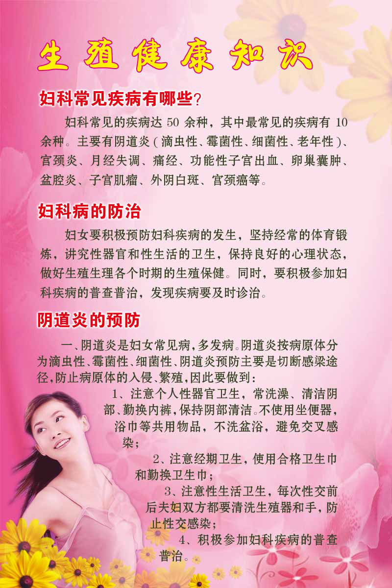 海报印制93素材健康展板145生殖健康知识