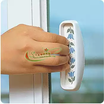 South Korea imported superglue sticky glass door handle Aluminum alloy door and window sliding door handle - - - Large small