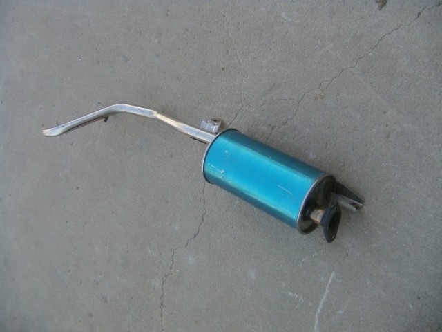 Rear section of the silencer silencers for the exhaust pipe of the double layer thickened stainless steel ampi