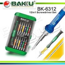 Factory promotion 12 in 1 BK-6312 screw batch original BAKU screwdriver mobile phone repair tool
