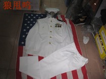 Mingguo Vintage NAVY Lieutenant Dress Suit White 44R 9 New The big cap is gone