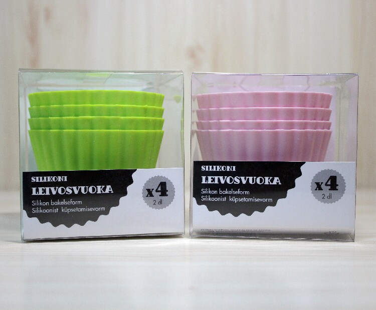 Thanksgiving Promotion European Finnish Dako Luli Muffin Cake Cup Pack 1 Pack Silicone Baking Mold