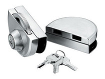 Luxury glass door lock stainless steel outside open double glass door lock door lock glass lock