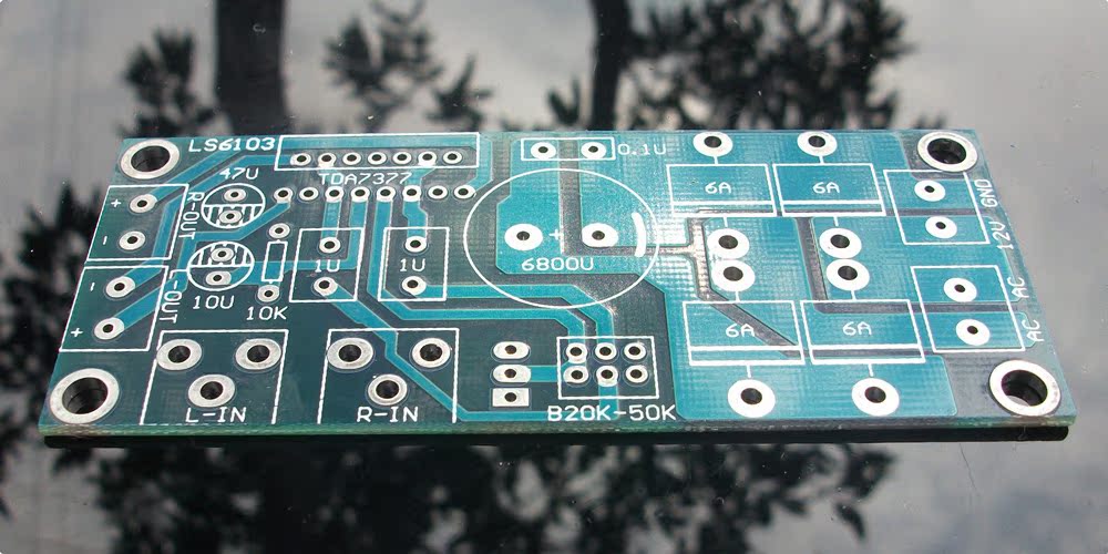 Obsessed with your type TDA7377 12V single power stereo PCB board