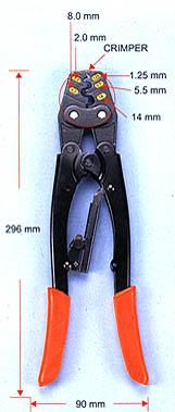 Original Taiwan YY Youyuan YYR-509 crimping pliers bare terminal pliers 1 25-14MM crimping pliers