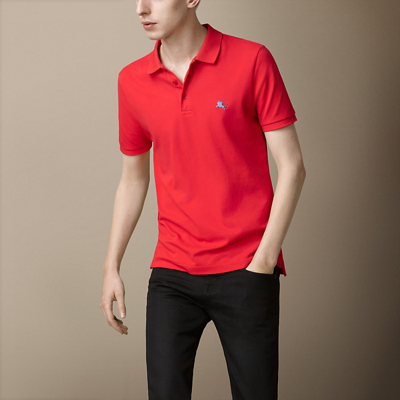 Burberry博柏利 男士双重染色棉质Polo衫   38723021
