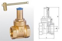 Emekke 166 brass lock gate valve water charge no pay water company water company stop special valve DN15