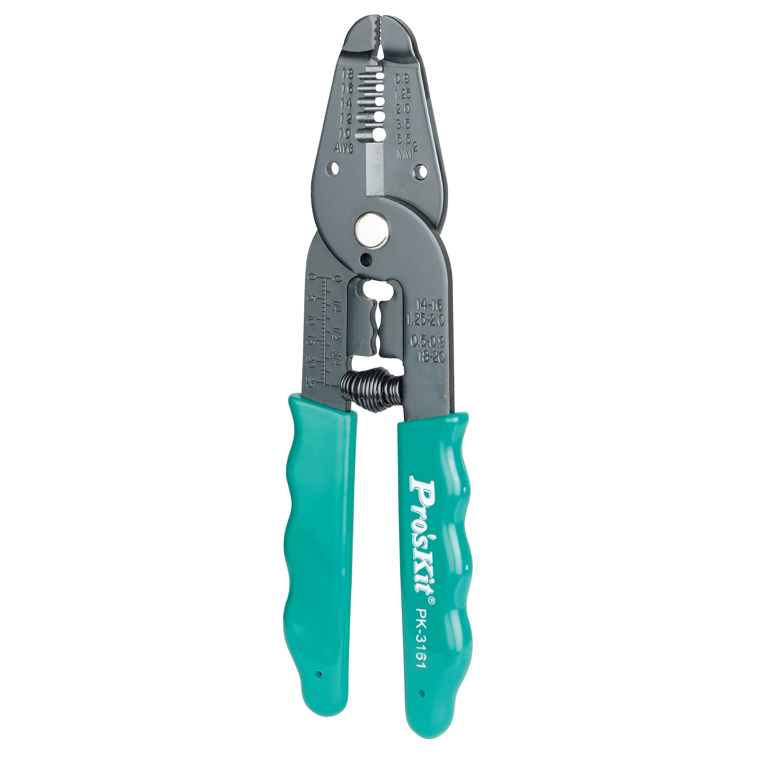 Imported Taiwan Baogong 7-in-1 multi-function wire stripping pliers shear stripping and crimping pliers 0 9 ~ 5 5m㎡ 8PK-3161