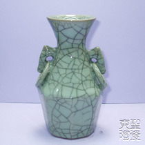 Promotional Ripples Small Vases Antique Porcelain Pendulum Pieces Ceramic Craftwork Bogu Shelf Decorative Porcelain Bottles