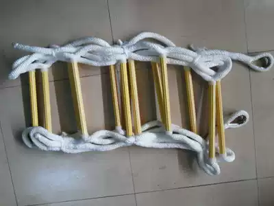 Fire ladder escape safety rope ladder nylon wire rope emergency rescue ladder