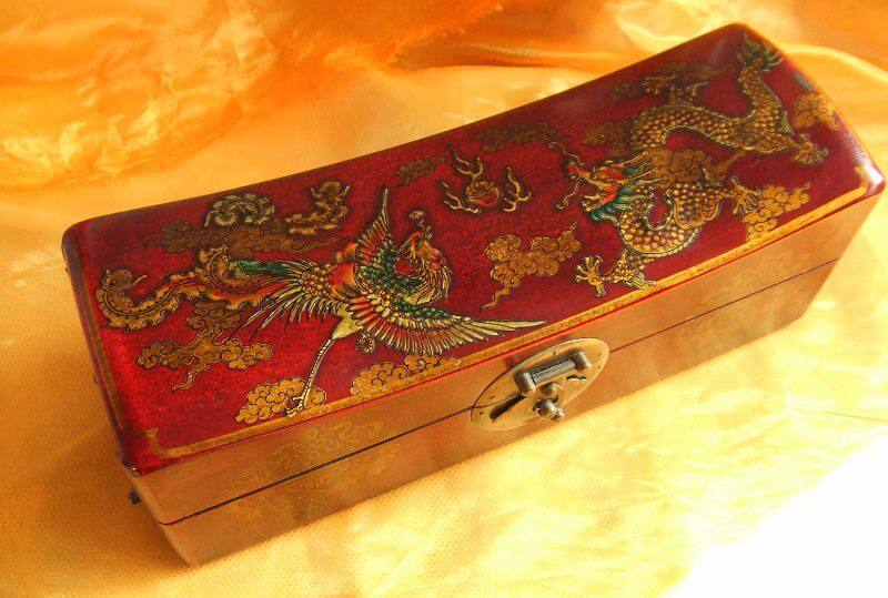 Boutique 30cm antique pillow case First decorated case antique jewelry case imitation ancient make-up case imitation ancient first decorated case-Taobao